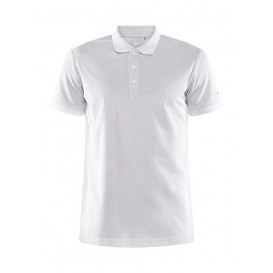 Craft Sport-Polo Core Unify (funktionelles Recyclingpolyester) weiss Herren